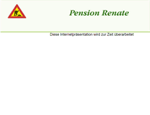 Tablet Screenshot of pension-renate-kreischa.de